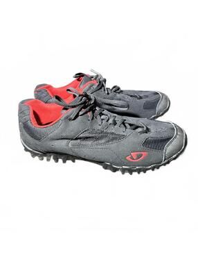 GIRO Junction Black Red Off Road Cleated Cycling Shoes 11
